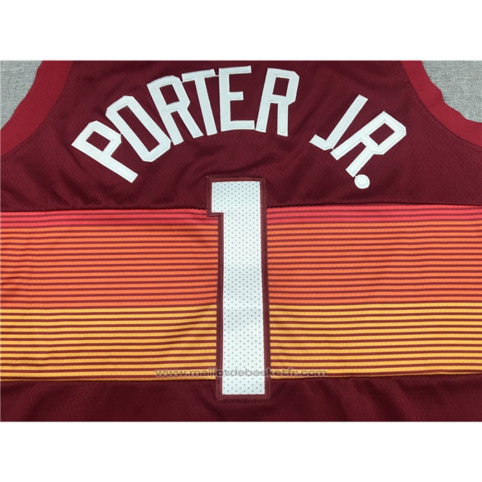 Maillot Denver Nuggets Michael Porter #1 Ville 2020-21 Rouge